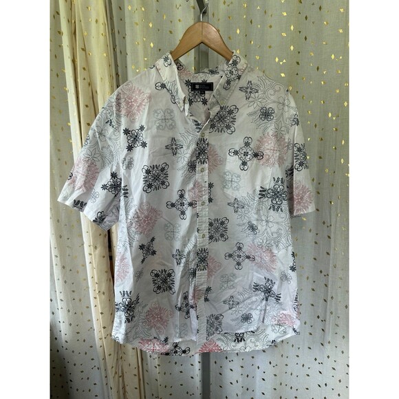 Reyn Spooner Hawaiian Reversed Printed Tailored Button Down Collared Shirt XL - Picture 2 of 5